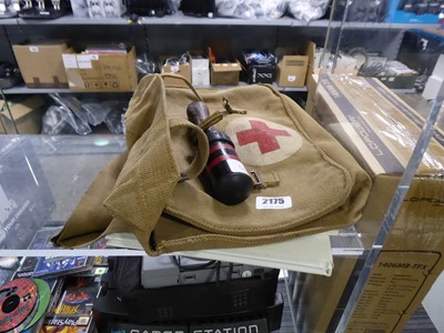 Lot 2175 - British First Aid bag from 1950s, plus...