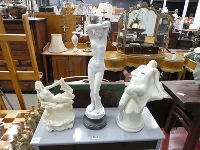 Lot 5094 - 3 resin nude figures