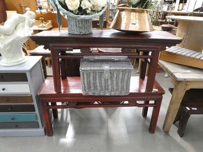 Lot 5095 - 2 modern Chinese benches