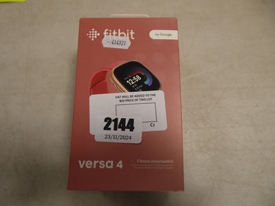 Lot 2144 - Fitbit Versa 4, boxed