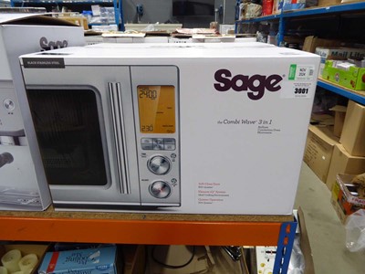 Lot 3001 - Sage 3 in1 combi wave convection oven