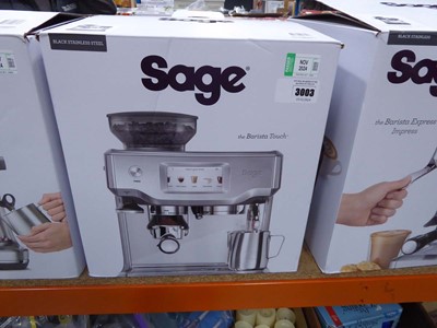 Lot 3003 - Sage Barista Touch coffee machine