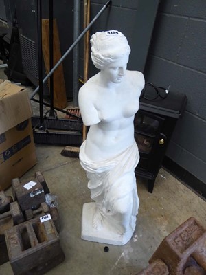 Lot 4194 - Resin garden statue of Venus de Milo