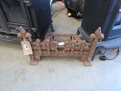 Lot 4197 - Cast iron fire insert