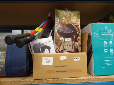 Lot 4209 - Assortment of camping equipment inc. BBQ,...