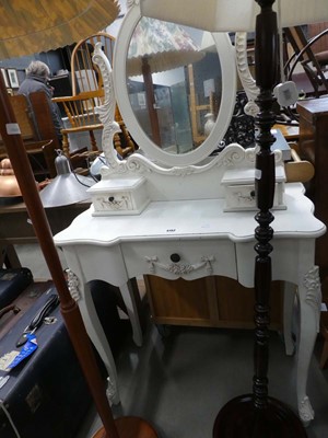 Lot 5152 - Cream painted child's dressing table