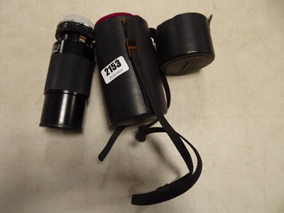 Lot 2153 - Tamron 80-210mm zoom lens in case