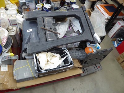 Lot 4320 - Pallet of assorted items to include tools,...