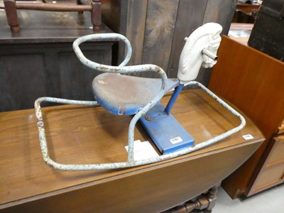 Lot 5167 - Childs' vintage rocking horse