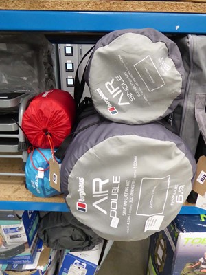 Lot 4220 - Berghaus double self-inflating mattress and...