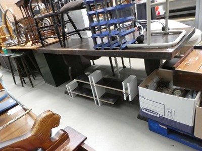 Lot 5193 - Oak refectory table