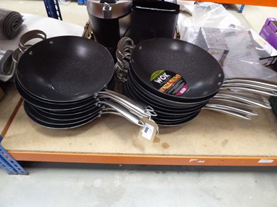 Lot 3050 - 18 wok pans