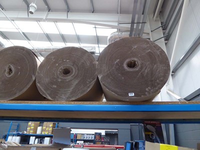 Lot 4258 - 2 large rolls of cardboard packaging material