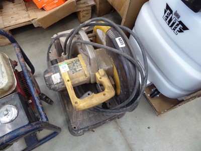 Lot 4335 - Dewalt 110v metal chop saw