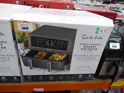 Lot 3074 - Dual basket air fryer