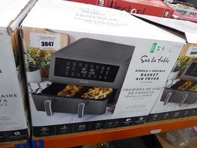 Lot 3075 - Dual basket air fryer