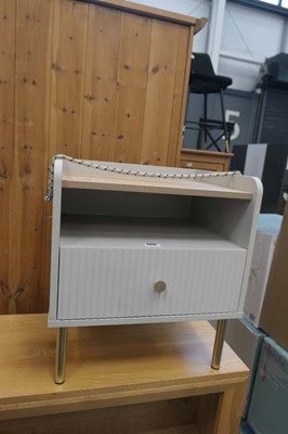 Lot 5244 - Bedside cabinet with shelf and single drawer...