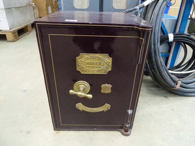 Lot 4277 - Jacob Cartwright vintage fire safe with key