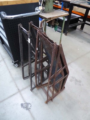 Lot 4354 - 2 sets of metal car ramps