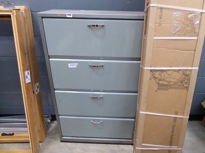 Lot 4296 - 4-drawer metal filing cabinet