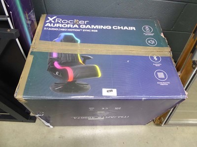 Lot 4298 - Xrocker Aurora gaming chair