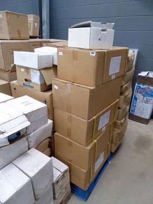 Lot 4301 - Pallet of assorted items inc. 8 boxes of...