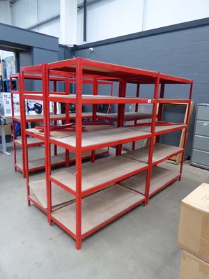 Lot 4305 - 2 bays of metal storage racking