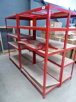 Lot 4306 - 2 bays of metal storage racking