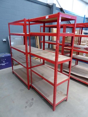 Lot 4307 - 2 bays of metal storage racking