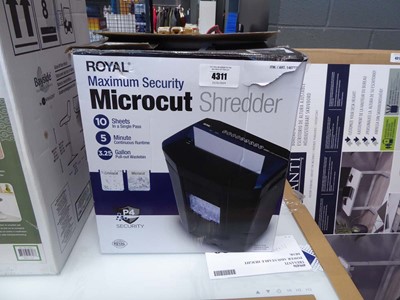 Lot 4311 - Royal Maximum security microcut shredder