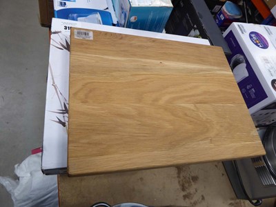 Lot 3101 - Chopping board plus bamboo drawer organiser