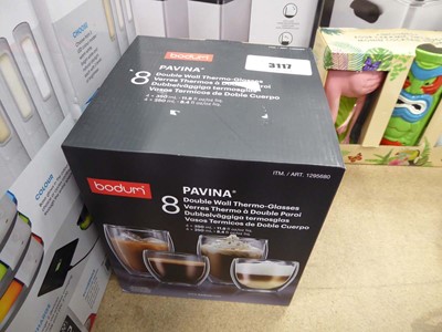 Lot 3117 - Box of Bodum double wall thermal glasses