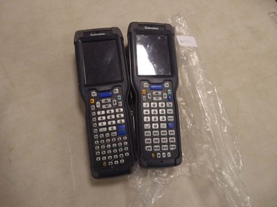 Lot 2206 - 2 Intermec mobile windows barcode scanners