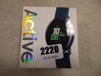 Lot 2220 - Samsung Active Galaxy watch, boxed