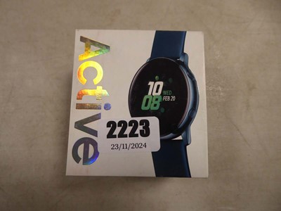 Lot 2223 - Samsung Active Galaxy watch, boxed