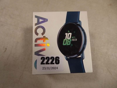 Lot 2226 - Samsung Active Galaxy watch, boxed