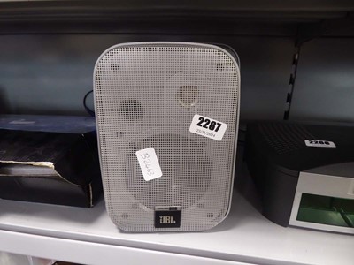 Lot 2287 - Pair of JBL control 1 speakers