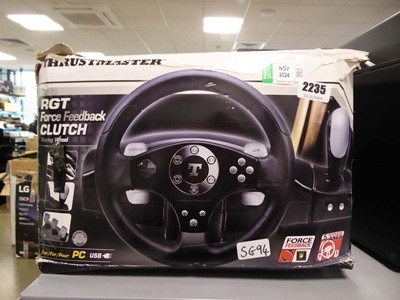 Lot 2235 - Thrustmaster force feedback clutch racing...