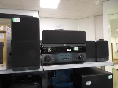 Lot 2262 - Yamaha Sound AV receiver together with 6 Q...