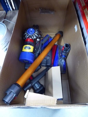 Lot 3178 - Handheld Dyson V8 Absolute with pole, head,...