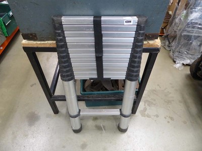 Lot 4384 - Telescopic ladder