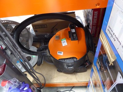 Lot 3182 - Tug along industrial vacuum cleaner with pipe...