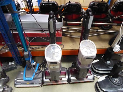 Lot 3193 - Two Shark fold away vacuum cleaners