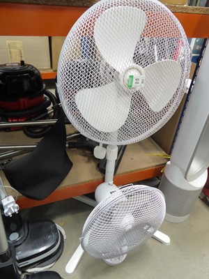 Lot 3195 - Two air circulator fans