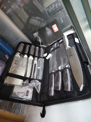 Lot 3206 - Japan triple hardened steel knife set