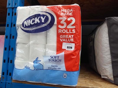 Lot 3228 - Two bags of toilet roll