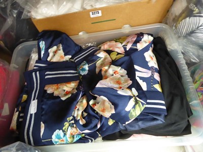 Lot 3272 - Box of ladies floral patterned jackets and...