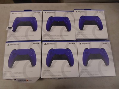 Lot 2317 - 6 boxed Sony PlayStation dual sense controllers