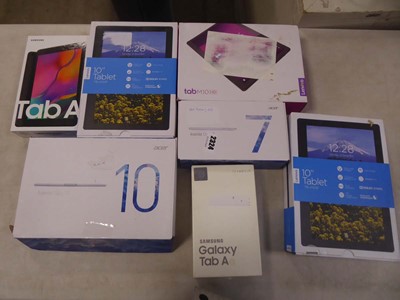 Lot 2324 - 7 Lenovo and Samsung tablets