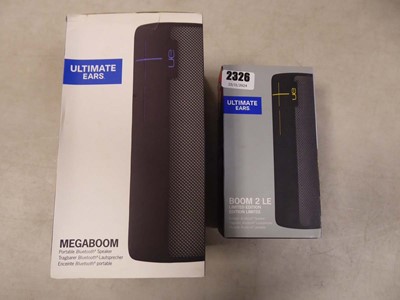 Lot 2326 - Ultimate Ears Mega Boom and Ultimate Ears Boom...